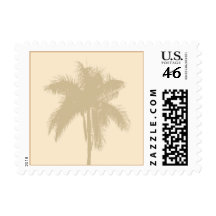 Tropical Custom Background Small Postage