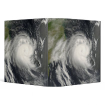 Tropical Cyclone Favio approaching Mozambique 3 Ring Binder