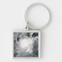 Tropical Cyclone Linfa Keychains