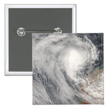 Tropical Cyclone Melanie off Australia Pinback Buttons
