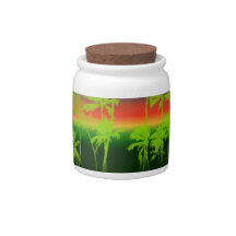 Tropical Delight Candy Jar