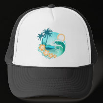 Tropical Design hats