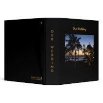 Tropical Destination Wedding Album Binder