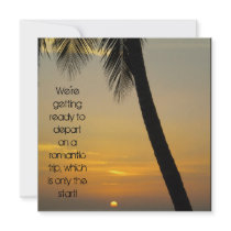 Tropical Destination Wedding Invitation