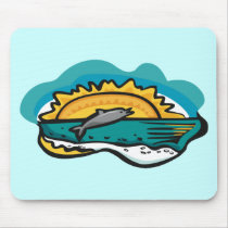 Tropical Dolphin Mouse Mats