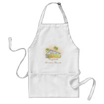 Tropical Dream House aprons by trennea Tropical Dream House aprons