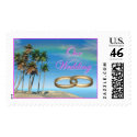 Tropical Dreams Wedding Large postage by niagaragirl Tropical Dreams Wedding Large postage