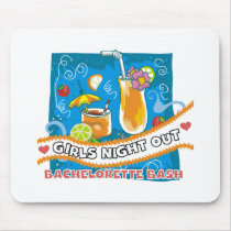 Tropical Drinks Bachelorette Bash mousepads