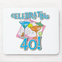 Tropical Drinks Celebrating 40 Mouse Pads