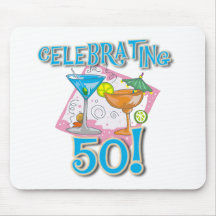 Tropical Drinks Celebrating 50 Mouse Pad