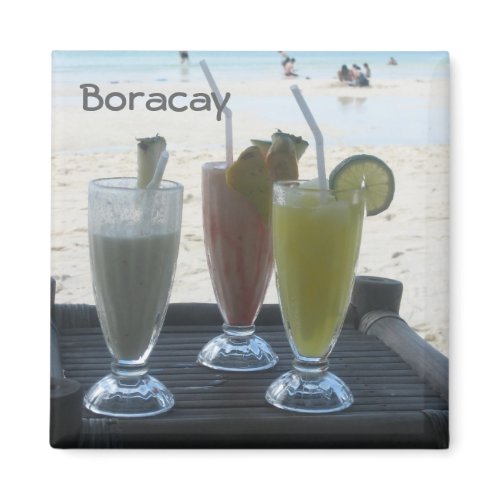 Tropical drinks magnet