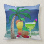 Tropical Drinks pillow pillows