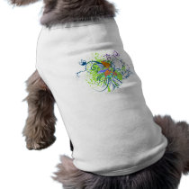 tropical elegance vector design pet clothing