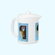 Tropical Faerie teapots
