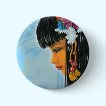 Tropical Faery button
