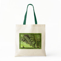 Tropical ferns canvas bags