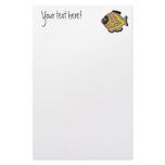 Tropical Fish-11 Magenta Gold &amp; Turquoise Stationery Design
