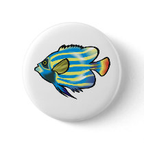 Tropical Fish buttons by aesthete Tropical Fish buttons