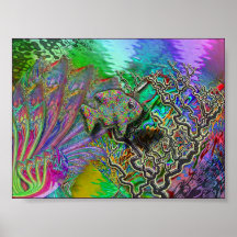 Tropical Fish fantasy Poster