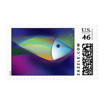 Tropical Fish Fine Art Postage Stamps
