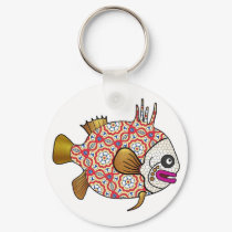 Tropical Fish Keychain - 11 by ArtbyJean Tropical Fish Keychain - 11