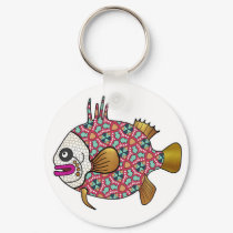 Tropical Fish Keychain - 22 by ArtbyJean Tropical Fish Keychain - 22