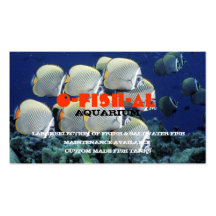 Tropical Fish l Aquarium-Related Business Business Cards