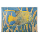 tropical fish place mat