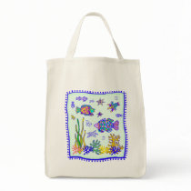 Tropical Fish Quilt Bags