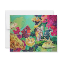 Tropical Fish Underwater Scene Invitation by fandangomoon Tropical Fish Underwater Scene Invitation