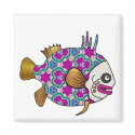 Tropical Fish with bright patterns -024 magnets