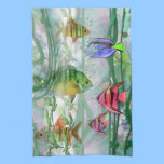 tropical Fishies MoJo Kitchen Towel kitchen towels