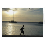 Tropical Fishing Boats Greeting Cards
