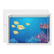 Tropical FishTank Custom Invites
