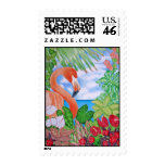 Tropical Flamingo Stamp