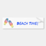 Tropical Flip Flops 1 Bumper Stickers
