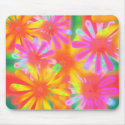 tropical floral mousepads