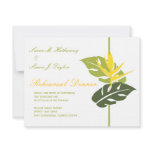 Tropical Floral Rehearsal Dinner Invitation