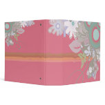 tropical flower bliss pastel notebook-01-01 vinyl binder