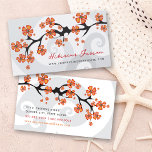 Tropical Flower Fusion Swirl Profile Card profile cards