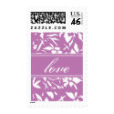 Tropical Flower Love Medium Postage postage