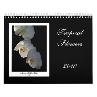 Tropical Flowers 2010 - Customized calendar