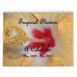 Tropical Flowers Calendar