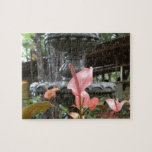 Tropical Flowers Fiesta- 25- Anturio Rosado Puzzle