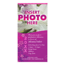 tropical flowers.pc photo card template