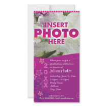 tropical flowers.pc photo card template