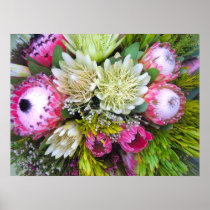 Tropical flowers posters