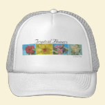 Tropical Flowers hats