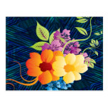 Tropical Flowers & Vines postcards