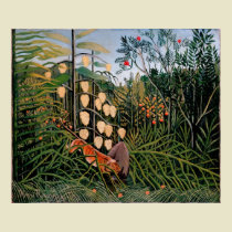 Henri Rousseau Struggle between a Tiger and a Bull